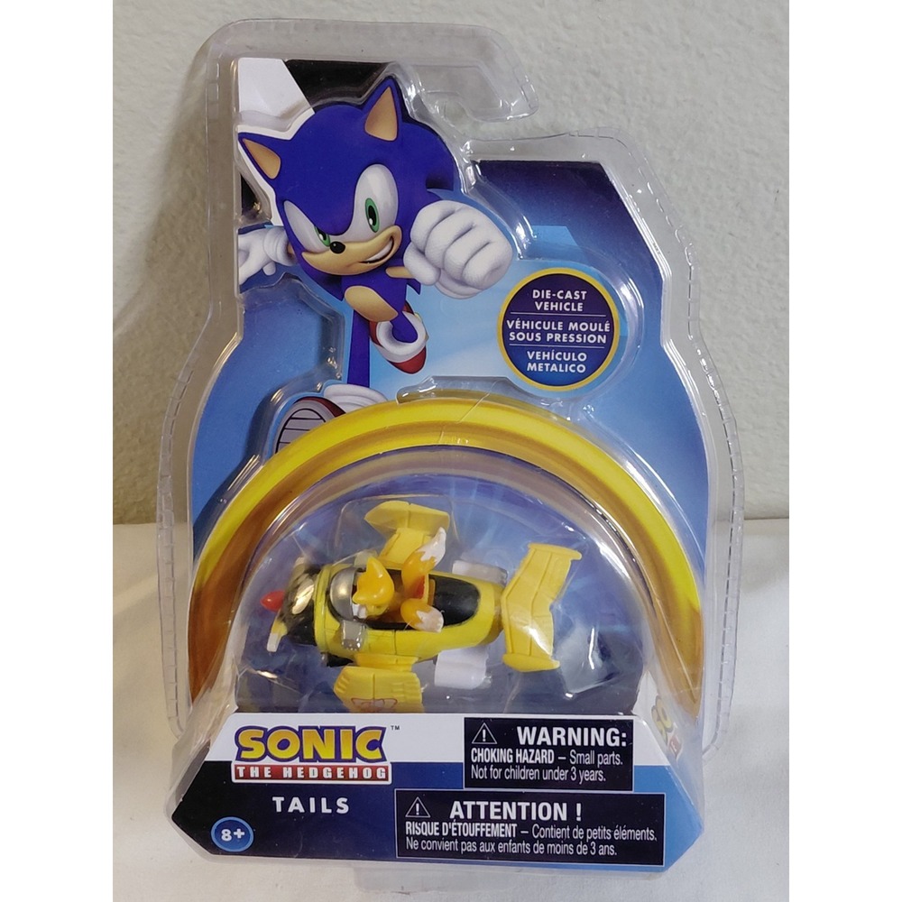2023 NKOK Sonic & Sega All-Stars Racing Tails Die-Cast Plane #6424 New